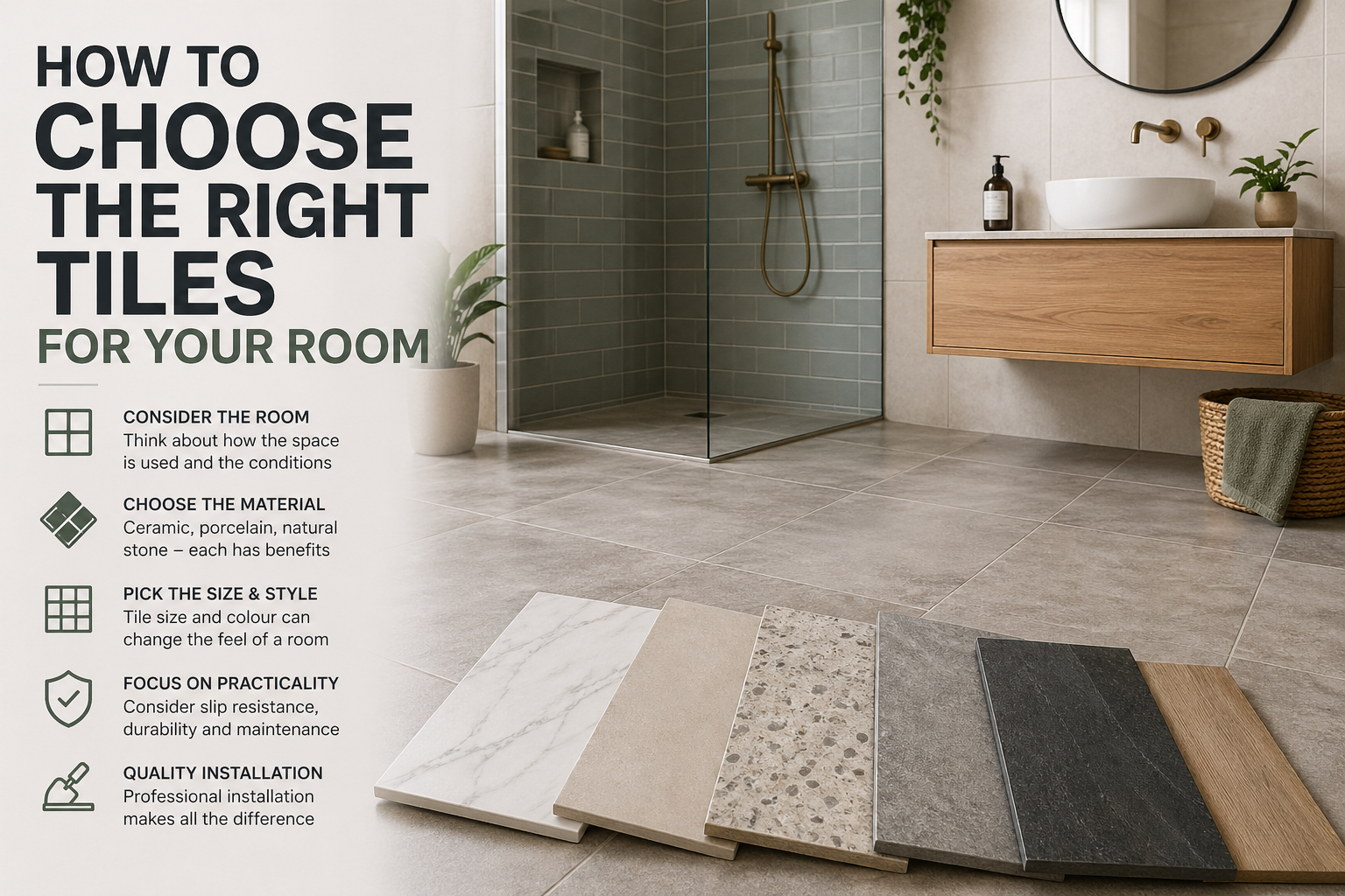 choose the right tiles
